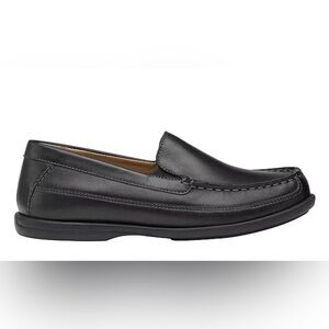 Johnston & Murphy - Youth Classic Black Leather Loafers